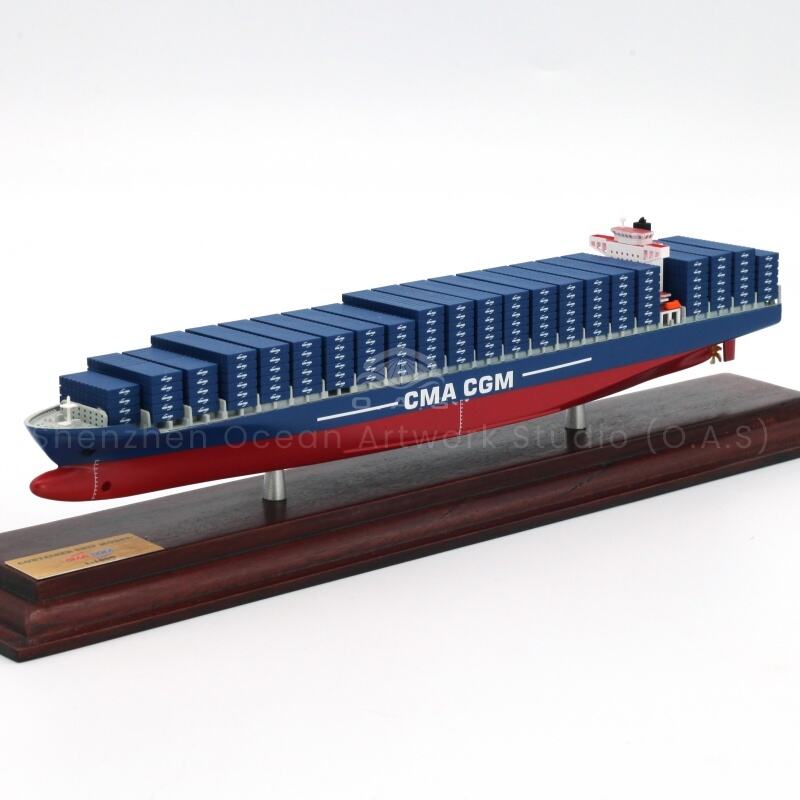 45cm 海上コンテナ船 CMA CGM 完成品 模型 船舶鑑賞用 45cm 海上コンテナ船 CMA CGM 完成品 模型の通販 by K's｜ラクマ